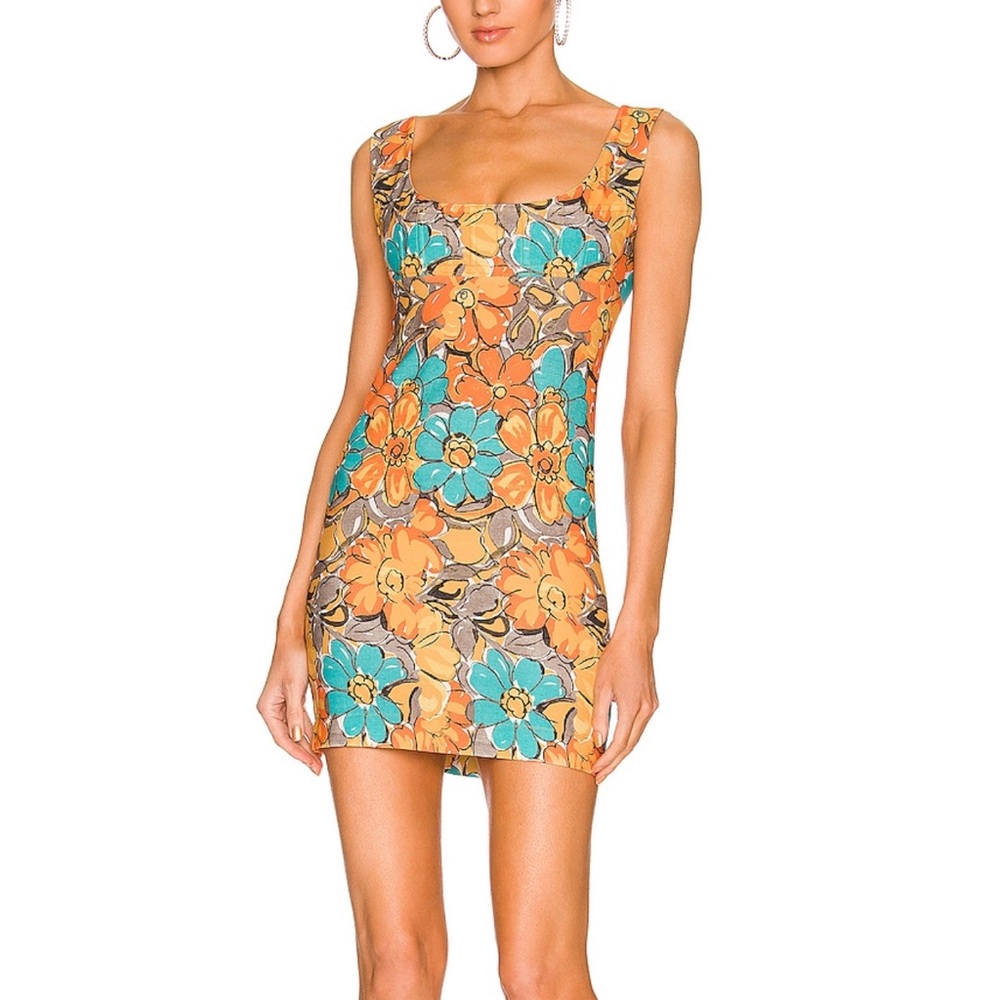 Miaou Vivi Dress In Orange
